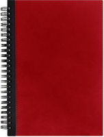 Ежедневник Notera Maxi, недатированный, красный