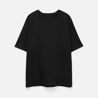 Футболка оверсайз унисекс Avenu, черная