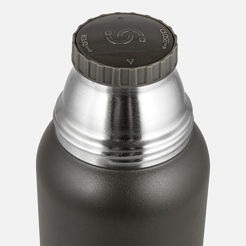 Термос Relaxika 1000 со стикерпаком, хаки - рис 6.