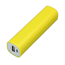 PB030 Универсальное зарядное устройство power bank  прямоугольной формы. 2200MAH. Желтый