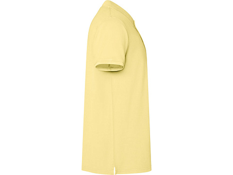 Рубашка поло Cobain унисекс, солнечно-желтый выстиранный WASHED - рис 3.