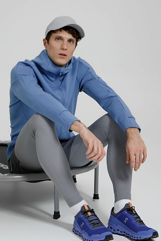 Куртка с капюшоном унисекс Begi, синяя - рис 14.