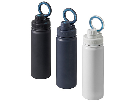 Вакуумная термобутылка с magsafe-держателем INSIDER, 600 мл, синий - рис 10.