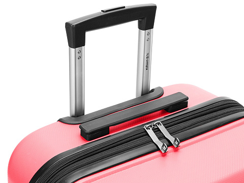 Чемодан TORBER В Отпуск, ярко-розовый, полипропилен, 65,5 х 43,5 х 26 см, 62 л - рис 5.