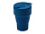 Силиконовый складной стакан GoCup, индиго - миниатюра