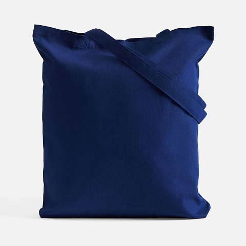 Холщовая сумка Strong 210, темно-синяя - рис 4.