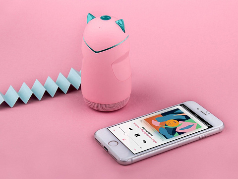 Портативная акустика Rombica Mysound Kitty 3C, розовый (Р) - рис 7.