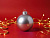Стеклянный елочный шар Christmas bauble, серебро, металлик, с серебристым колпачком в черной коробке - миниатюра - рис 4.
