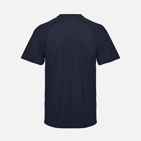 Футболка спортивная унисекс Vortex, темно-синяя - рис 3.