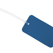 Багажная бирка Favor на силиконовой петле, синий