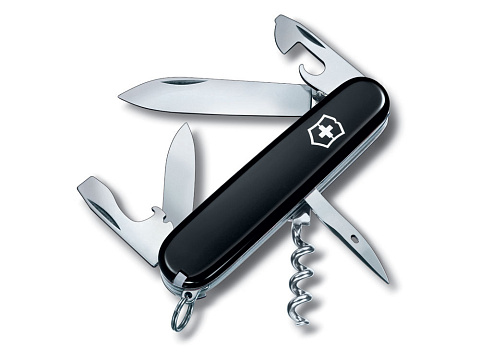 Нож перочинный VICTORINOX Spartan, 91 мм, 12 функций, чёрный