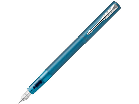 Перьевая ручка Parker Vector XL Teal CT, цвет чернил blue, перо: F, в подарочной упаковке.