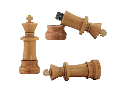 Флешка Ферзь на 128 Гб, натуральный - рис 4.