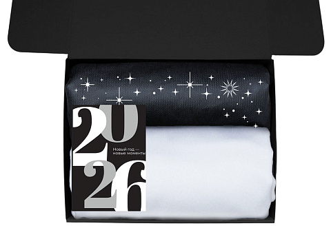 Подарочный набор с палантином и термокружкой, белый - рис 3.