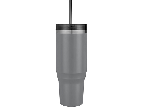 Melbourne кружка 1200 мл, сертифицированная согласно RCS, с соломинкой - Серый - рис 2.