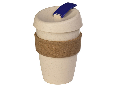 Стакан из пшеничного волокна с двойными стенками Pino, синий - рис 2.