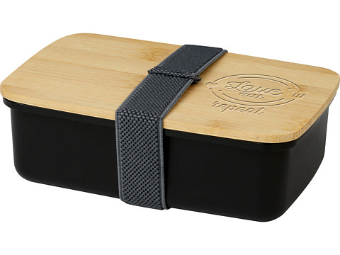 Mangi ланч-бокс на 500 мл - сплошной черный - рис 5.