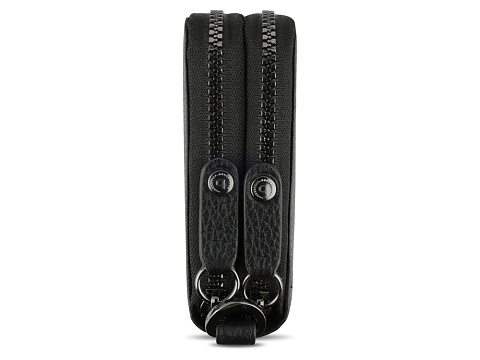 Кошелёк женский BUGATTI ЭЛЬЗА | ELSA, с защитой данных RFID, чёрный, воловья кожа/полиэстер, 19х3х10,5 см - рис 5.