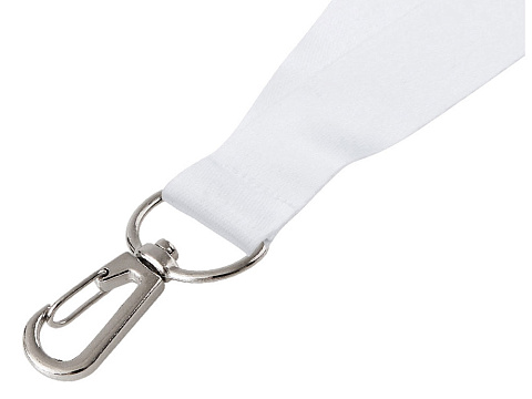 Ланъярд 2 см под сублимацию с карабином и замком обрыва, серебристый - рис 4.