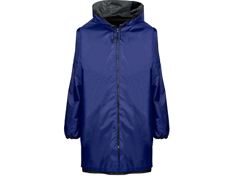 Дождевик Bi-color унисекс, синий классический/черный - рис 4.