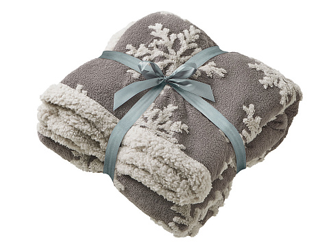 Плед Snowflake новогодний - рис 10.