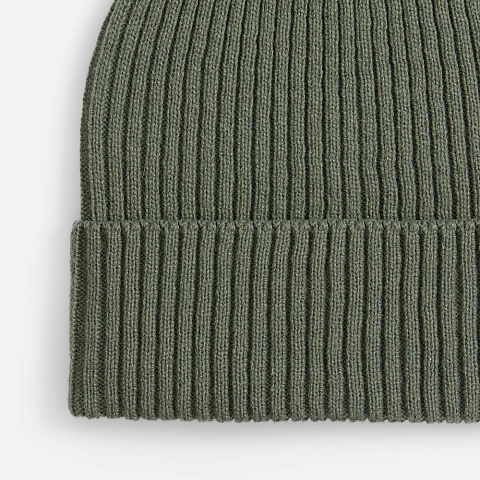 Шапка Catch Match без помпона, зеленая (полынь) - рис 3.