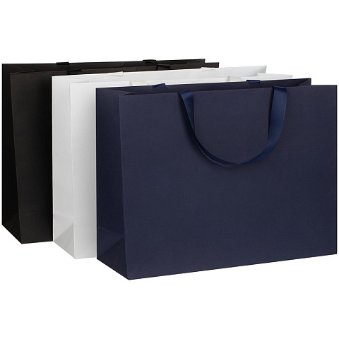 Пакет бумажный Manilla L, черный - рис 4.