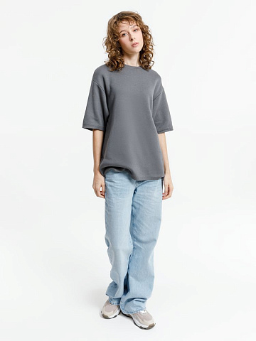 Джемпер с коротким рукавом Siluetti Volumica, серый - рис 4.