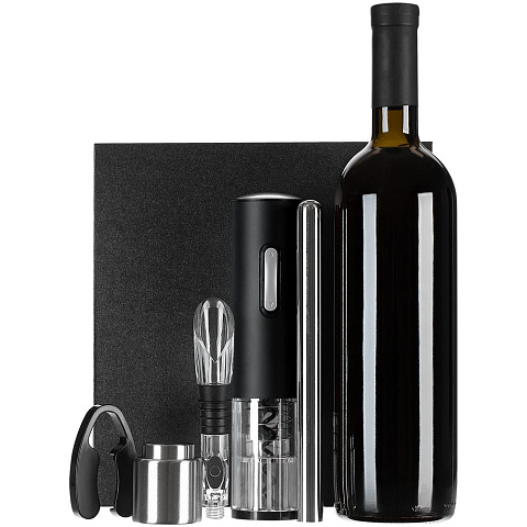 Винный набор Wine Diesel, черный - рис 4.