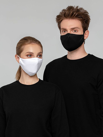 Маска для лица, белая - рис 10.