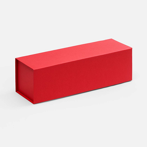 Коробка складная под бутылку Color Jacket Fold, красная - рис 2.