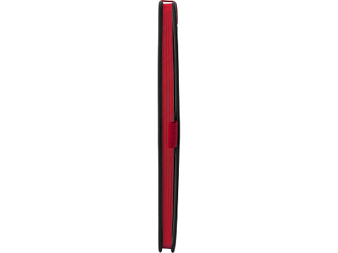 Блокнот ColorNote Black, твердая обложка A5, 80 листов, черный с красным - рис 4.