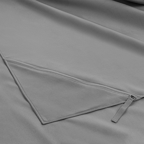 Полотенце спортивное Hard Work, серое - рис 5.