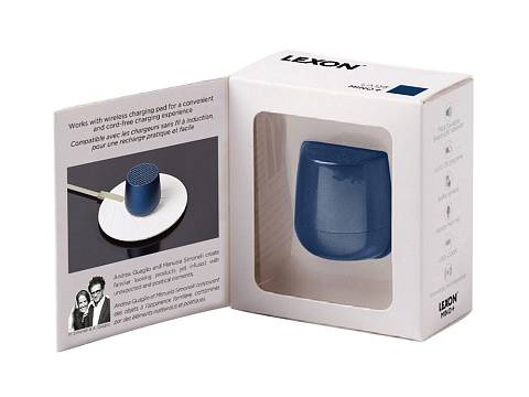 Колонка беспроводная Mino+, темно-синий - рис 8.