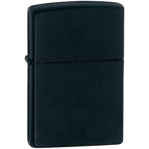 Зажигалка Zippo Classic Matte, матовая черная - рис 2.