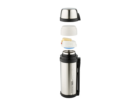 Термос из нерж. стали тм THERMOS FDH Stainless Steel Vacuum Flask 2.0L, стальной - рис 2.