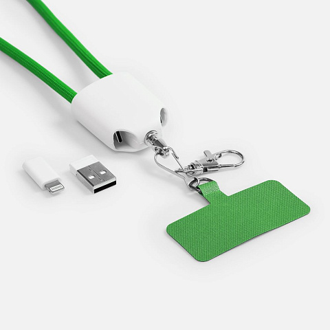 Кабель-ланьярд energyFlex Pro, зеленый - рис 5.