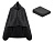 Пончо Cappy с капюшоном на липучке в мешке, черный - миниатюра - рис 6.