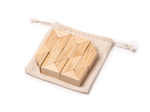 Деревянный пазл-головоломка NOKIT из 24 частей. - рис 2.