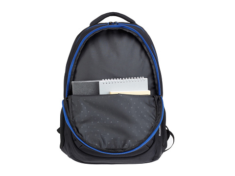 Рюкзак TORBER CLASS X, черный с синей вставкой, полиэстер 900D, 45 x 32 x 16 см - рис 5.