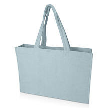 Пляжная эко-сумка Siam объемом 13 л из переработанной махровой ткани, сертифицированной GRS - Cloud Blue