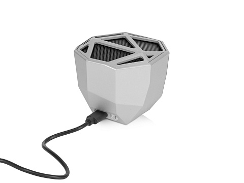 Портативная колонка Geo, мокрый асфальт + белая подсветка - рис 7.