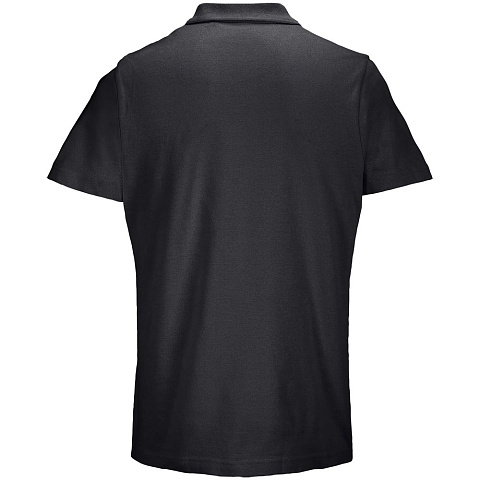 Рубашка поло унисекс Pulse, черная - рис 3.