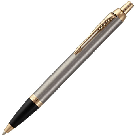 Ручка шариковая Parker IM Core K321 Brushed Metal GT M - рис 2.