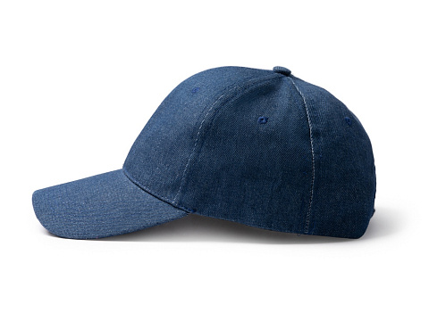 Бейсболка 6 панельная ISBUD из переработанной джинсовой ткани - рис 2.