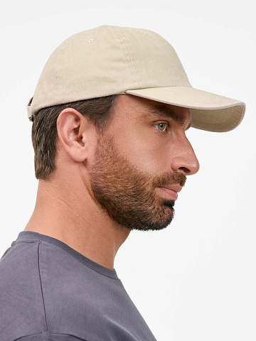 Бейсболка Berwi, бежевая - рис 7.