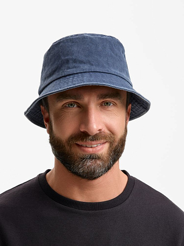 Панама Berwi, темно-синяя - рис 4.