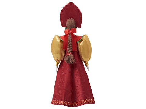 Подарочный набор: кукла фарфоровая, чай Малина с мятой, красный - рис 8.