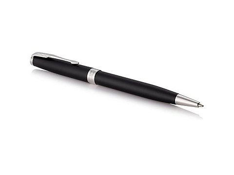 Ручка шариковая Parker Sonnet Core Matte Black CT, черный/серебристый - рис 2.