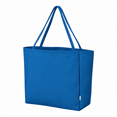 Шоппер-оверсайз Grossbag из переработанного хлопка 340 г, синий - рис 2.